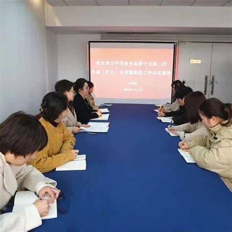 安吉县妇联传达学习县委十五届二次全体（扩大）会议暨经济工作会议精神长宁杨卫东朱海燕