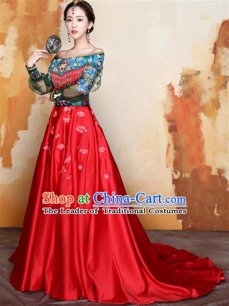 Traditional Ancient Chinese Wedding Costume Handmade XiuHe Suits