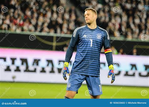 German Goalkeeper Manuel Neuer during a Game Editorial Photography ...