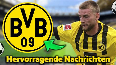 Bvb Hervorragende Nachrichten Es Ist Best Tigt Neues Talent F R