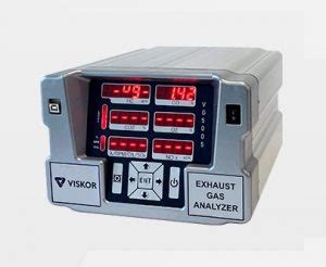 Car 4 Gas Analyzer CO HC CO2 O2 Exhaust Analyzer VISKOR