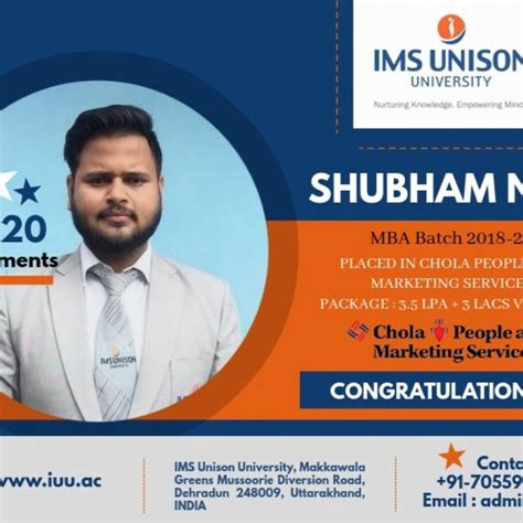 IMS Unison University : Alumni People Marketing, Marketing Services, Mussoorie, Ims, Dehradun ...