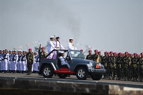 Panglima TNI Pimpin Upacara HUT TNI AL Ke 78 Garda Terdepan Penjaga