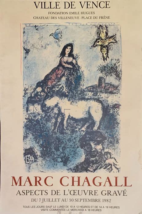 Marc Chagall After Aspect De Loeuvre Gravé 1982 Catawiki