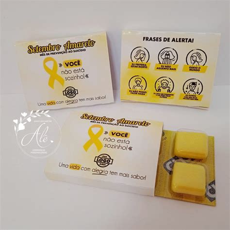 Porta Chicletes Setembro Amarelo Elo Produtos Especiais