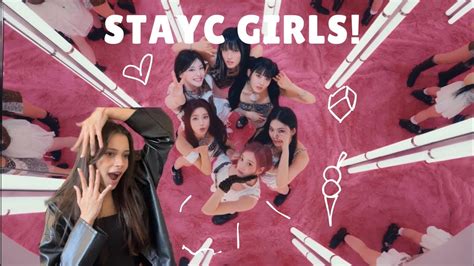 MV Reaction STAYC Cheeky Icy Thang Nini YouTube