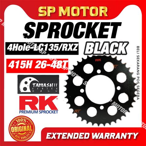 Rk TAMASHII SPROCKET 415 เหลกแขง สดา LC135 Y100 Y110 RXZ Y125ZR