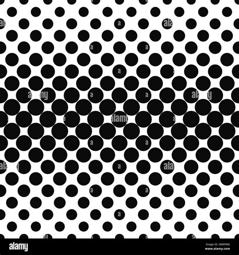 Repeating Black White Dot Pattern Stock Vector Image And Art Alamy