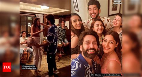 Ishqbaaz Nakuul Mehta Surprises Co Star Surbhi Chandna On Her Birthday