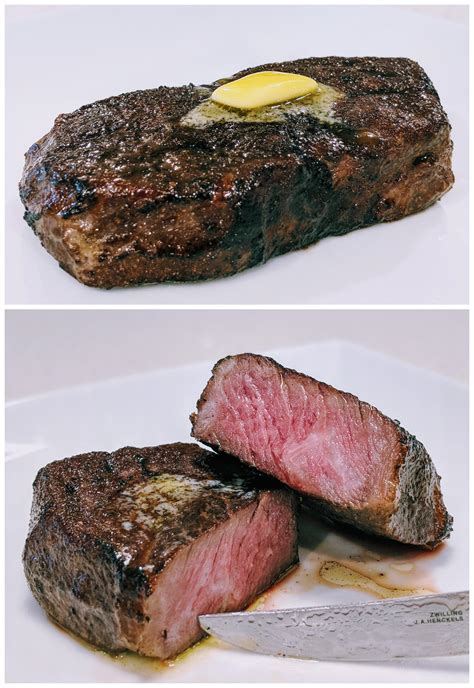 Homemade Medium Rare Srf American Wagyu Ribeye Filet Rsteak