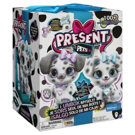 Present Pets Diamond Dalmatian Interactive Plush Pet Toy 1 Kroger