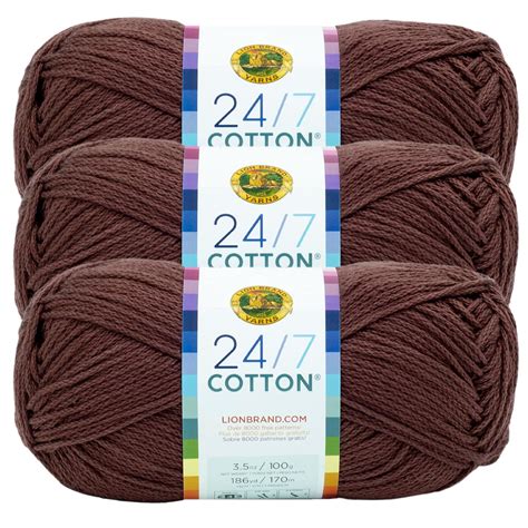 3 Pack Lion Brand® 247 Cotton® Yarn Michaels