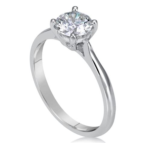 1 Carat Round Cut Diamond Engagement Ring | Ara Diamonds