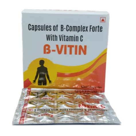 B Vitin Capsules Of B Complex Forte With Vitamin C At Rs Stripe