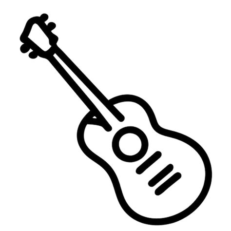 Premium Vector Guitar Icon Outline