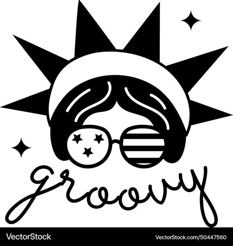 Groovy Royalty Free Vector Image - VectorStock