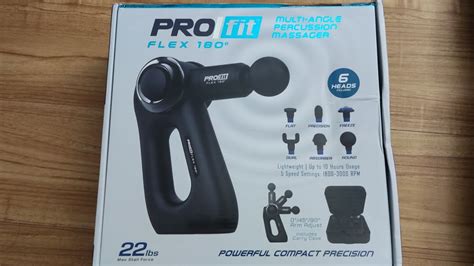 Pro Fit Flex 180 Massage Gun Review Youtube