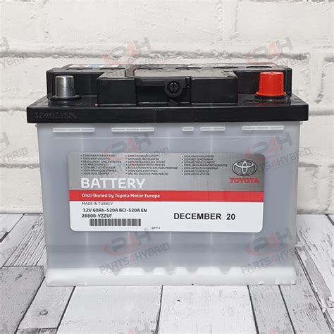 Genuine Toyota Corolla 12v Battery Mzea11 15l Ln2 60ah 2019 To 2022