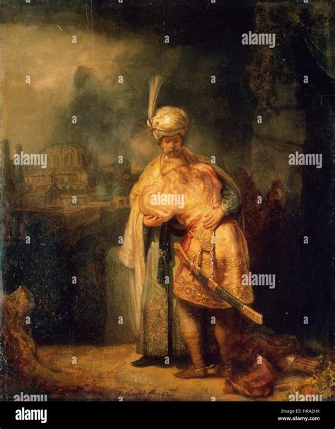 Rembrandt - Biblical Scene - WGA19127 Stock Photo - Alamy