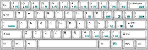 Standard 60 Keyboard Layout