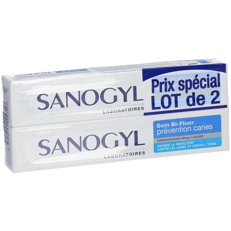 Sanogyl Soin Bi Fluor Pr Vention Caries Dentifrice Ml Redcare