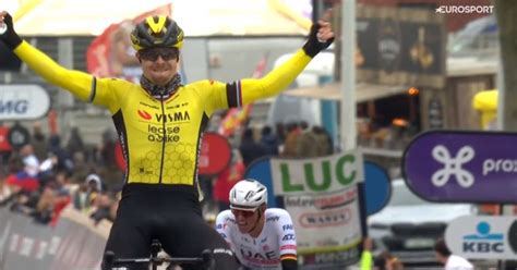 Ciclismo Het Nieuwsblad Domina La Visma Vittoria A Sorpresa Di Jan