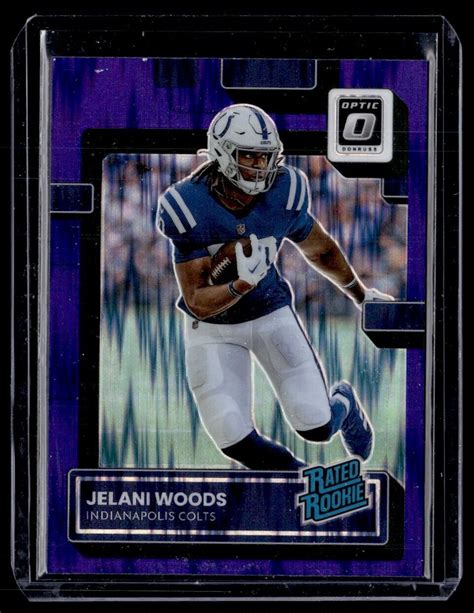 2022 DONRUSS OPTIC PURPLE SHOCK JELANI WOODS EBay