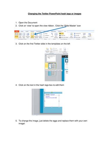 Twitter PowerPoint Template | Teaching Resources