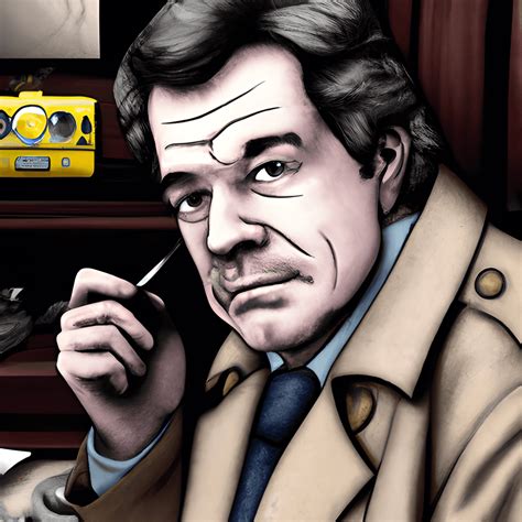 Columbo Detective Graphic · Creative Fabrica