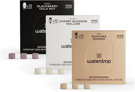 Coffret Microenergy Waterdrop Mg De Caf Ine Naturelle Et Vitamine