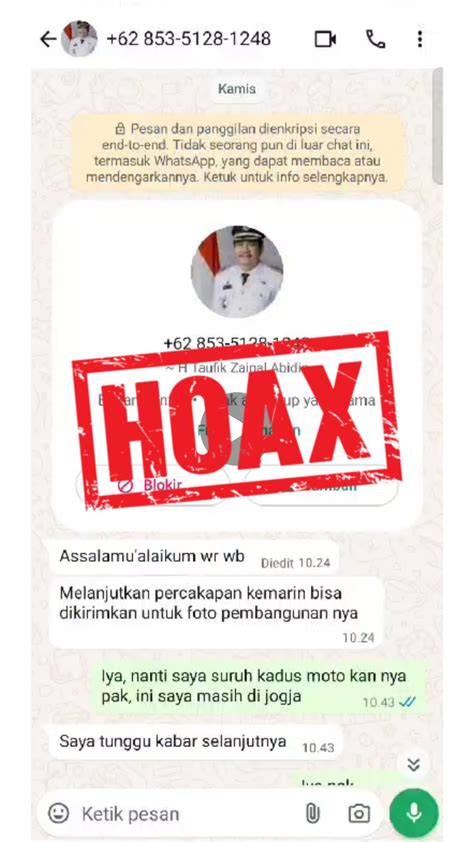 Waspada Beredar Akun Medsos Palsu Catut Nama Wabup Asahan Halosumsel