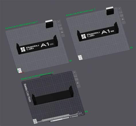 Bambu Lab A1 And A1 Mini Plate Holder By Spary3d Makerworld