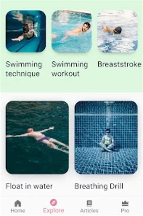 Android Için Swimming Lessons Workout Plan İndir