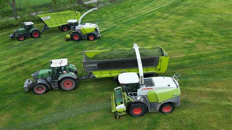 Claas Jaguar Am Gras H Ckseln Abfahrer Fendt K