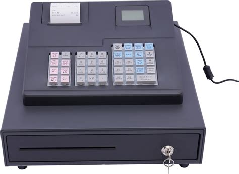 Lyexd Keys Cash Register Wdrawer Cash Box Digital Led Display