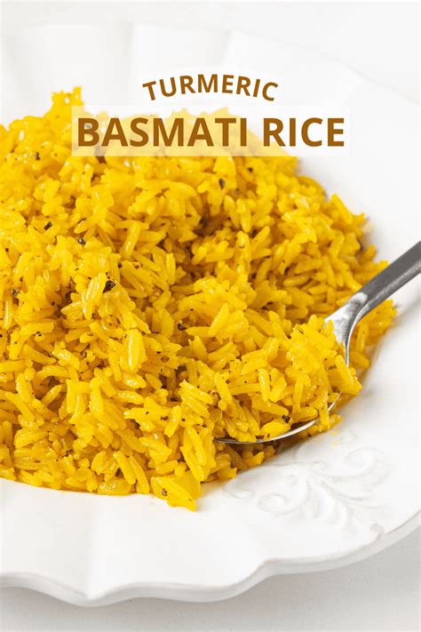 Turmeric Basmati Rice Recipe Light Fluffy Artofit