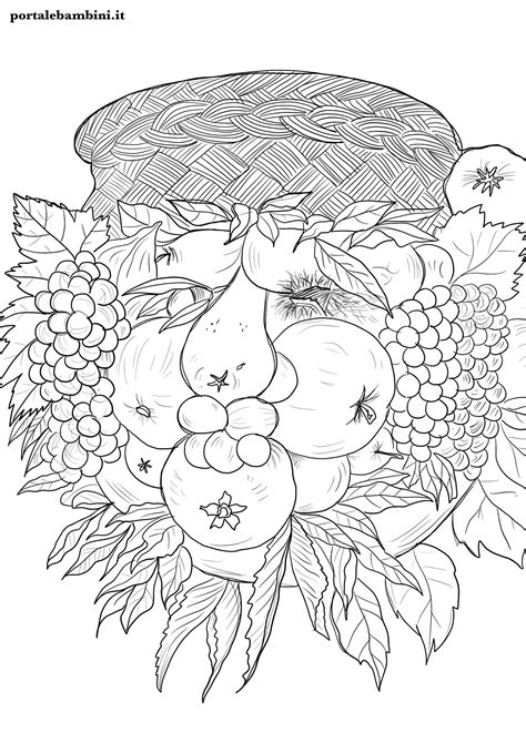 Giuseppe Arcimboldo Coloring Page