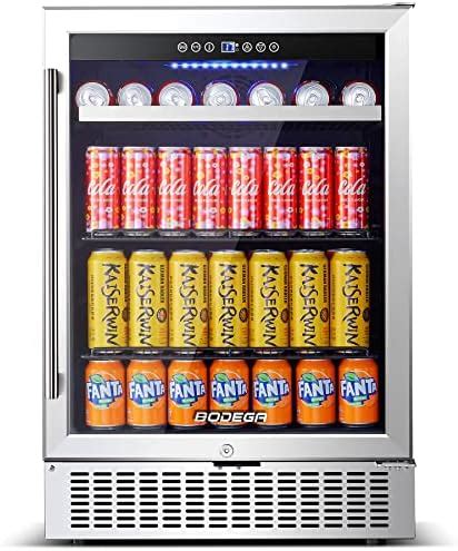 BODEGA Beverage Refrigerator 24 Inch, Under Counter Beverage Refrigerator, | ShogunDeals