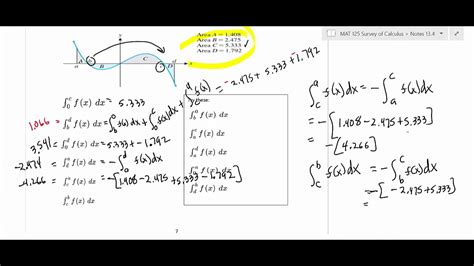 Mat 1400 125 Survey Of Calculus Section 5 4 Part 2 The Definite