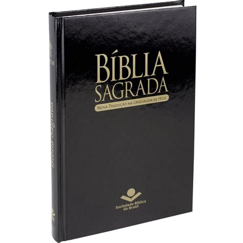 Biblia Sagrada Nova Traducao Na Linguagem De Hoje Preta Capa Dura