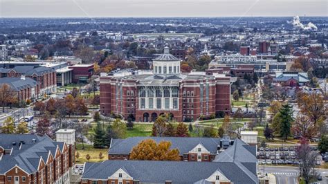 A University of Kentucky campus library, Lexington, Kentucky Aerial ...