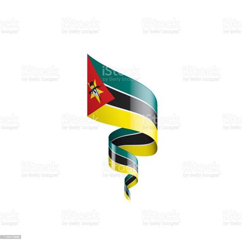 Mozambique Flag Vector Illustration On A White Background Stock