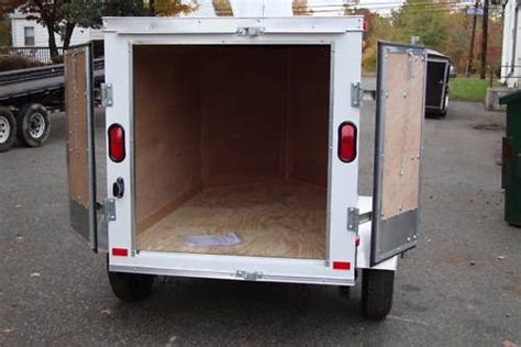 4x6 Small Enclosed Cargo Trailer NJ - Cargo Trailer NJ | Enclosed cargo trailers, Work trailer ...