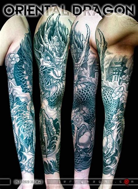 Oriental Dragon By Jerry Magni TattooNOW