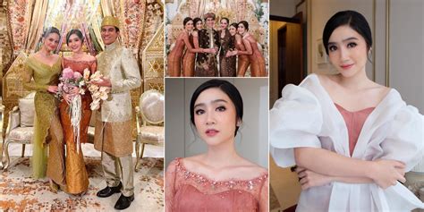 The Most Beautiful Bridesmaid Febby Rastanty At Enzy Storias Wedding Netizens Wish Her A