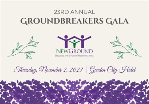 23rd Annual Groundbreakers Gala At Garden City Hotel New Ground