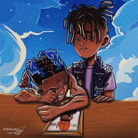 Downloaden Xxxtentacion Und Juice Wrld 1080 X 1080 Wallpaper