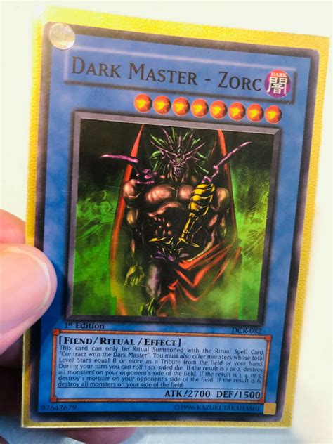 Dark Master Zorc DCR=082 1st Edition Super Rare LP Yugioh Values - MAVIN