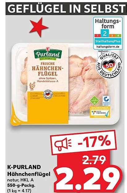 K purland Hähnchenflügel Angebot bei Kaufland 1Prospekte de