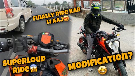 Finally Aaj Ride KarliItne Dino Baad SUPERLOUD RiDe Ho Gyi KTM